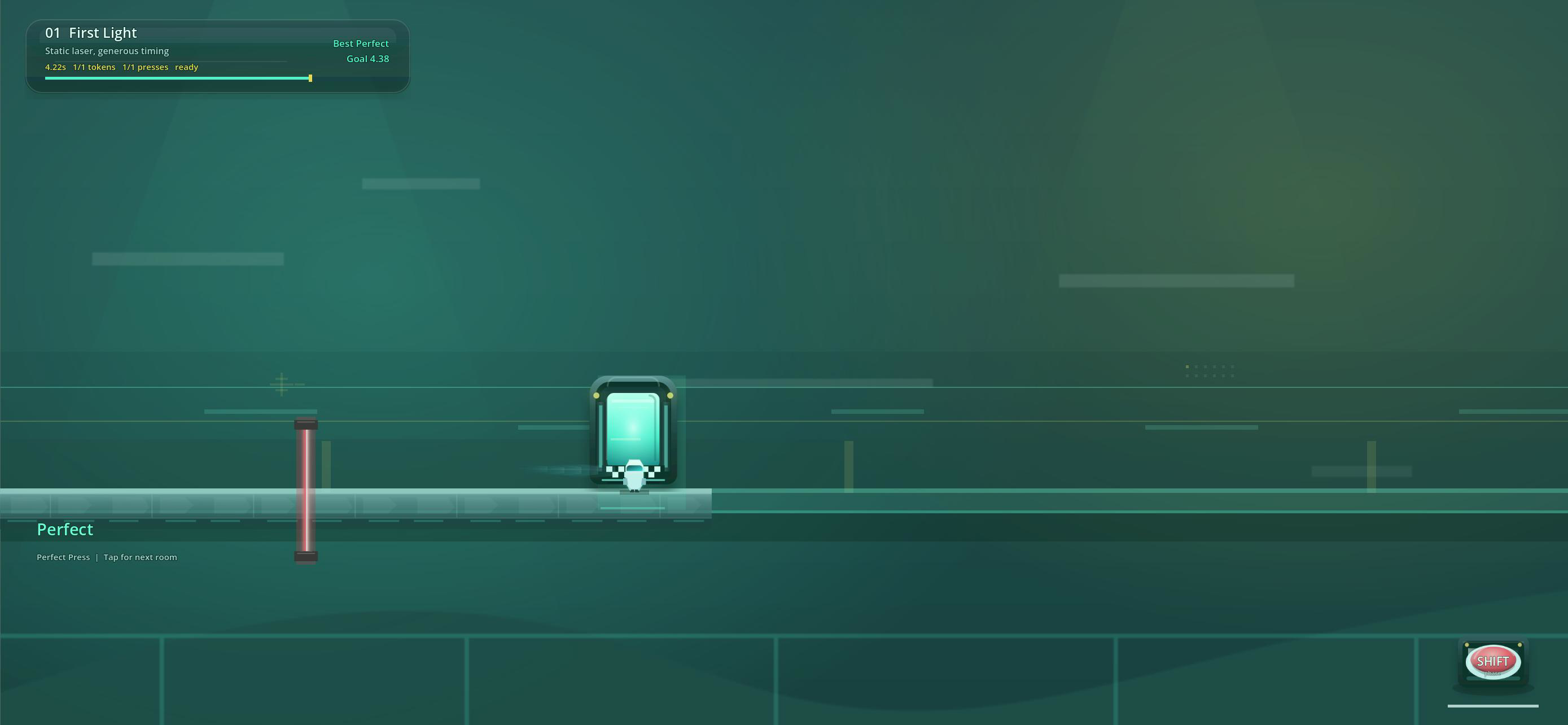 Button Run phase route gameplay screenshot
